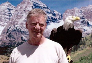 Rick Crandall with Eagle